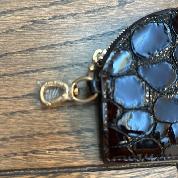 NWT Cult Gaia Aleta Zip Card Case Cacao - Picture 4 of 5